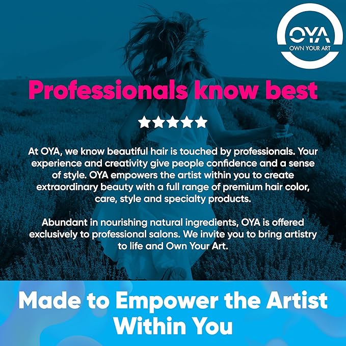 OYA REFLECT Hair Shine Serum - 50ml (1.7 Fl Oz.) - Hair Serum for Frizzy and Damaged Hair - Lightweight Hair Tamer with UV Filters - Smooth Style Serum for Curly, Dry, Damaged, or Color Treated Hair