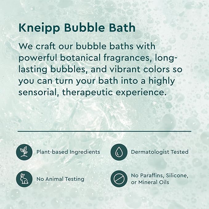 Kneipp Relaxing Lavender Aromatherapy Bubble Bath - Good for Relaxation - Vegan - 13.5 fl oz - Up to Eight Baths