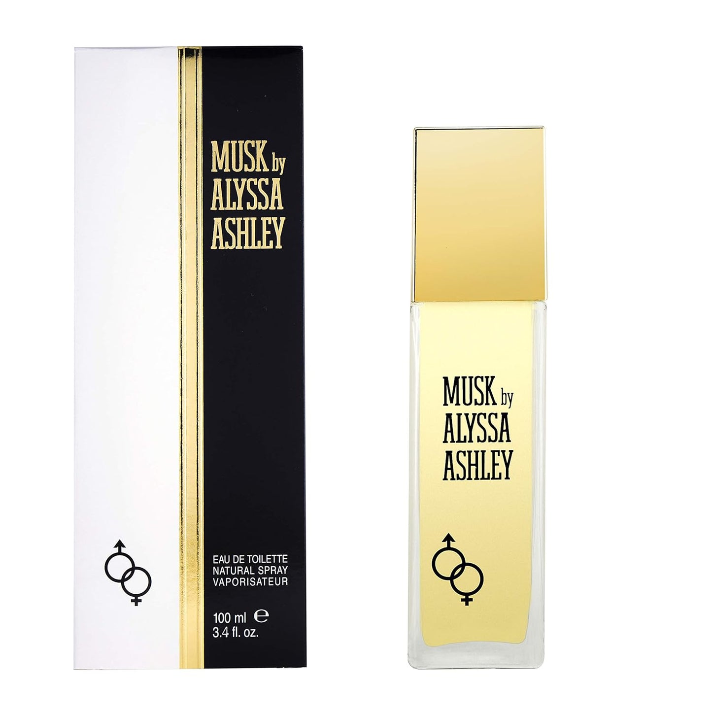 Alyssa Ashley Musk - Perfume for Men and Women with Citrus and Sicilian Bergamot - Long Lasting - Womens Fragrances - 3.4 oz EDT Spray
