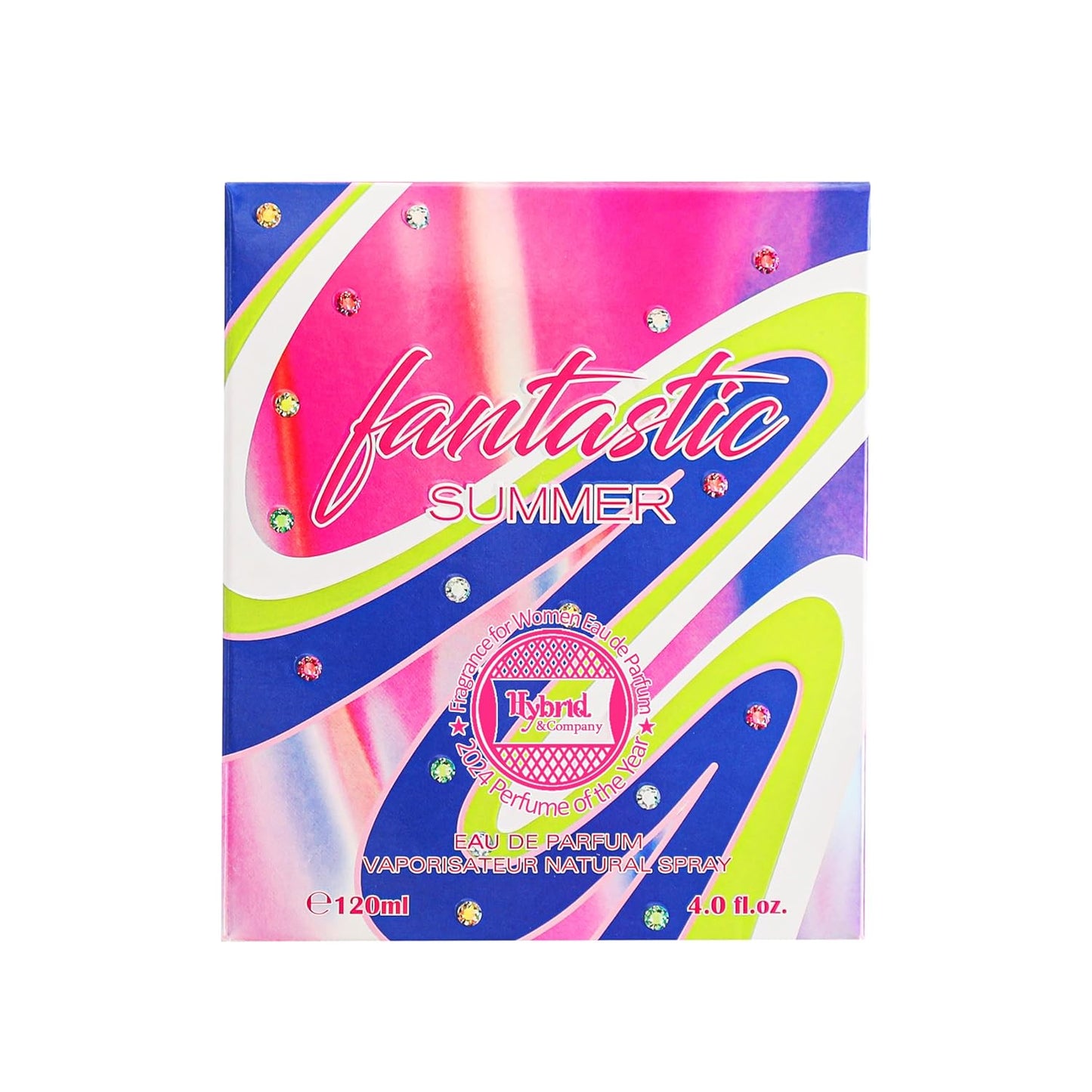 Hybrid & Company Women Fantastic Summer Eau De Parfum Vaporisateur Natural Spray 4.0 Fl Oz