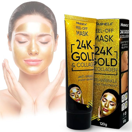 24K Gold Firming Peel Off Face Mask- Anti Aging, Lifting (1PC)