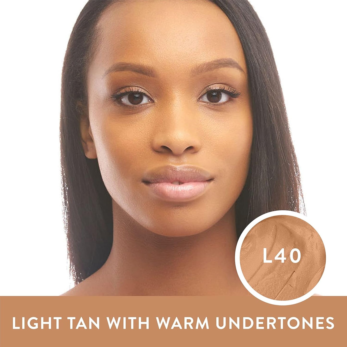 Mented Cosmetics Stick Foundation Make Up, Concealer & Contour Stick for Light Tan Skin, Cream Foundation for Black Women Makeup, Vegan and Cruelty Free, L40