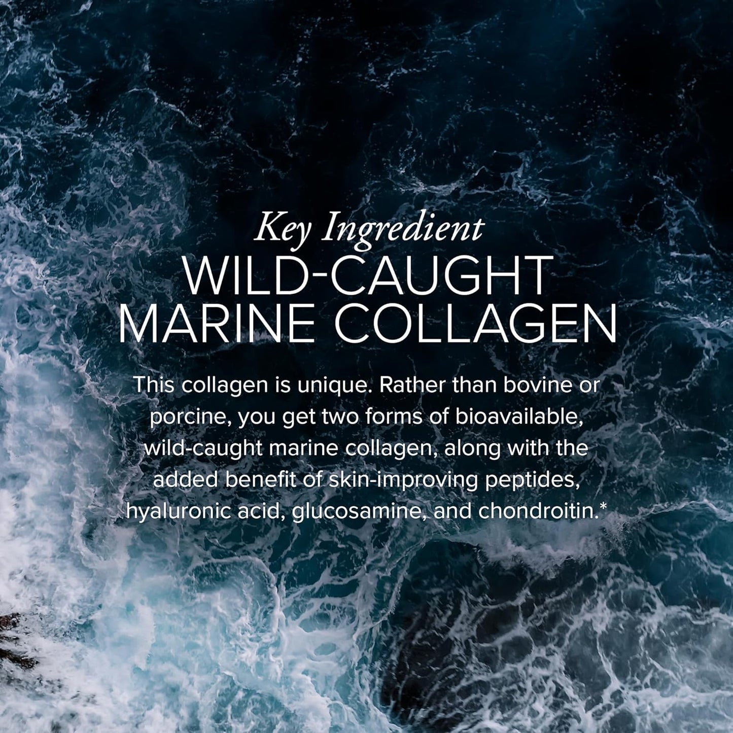 Serovital Skin Brilliance - Marine Collagen Peptides Powder - Hydrolyzed Type I & II Fish Collagen - Skin, Hair & Nails – 8.97 oz