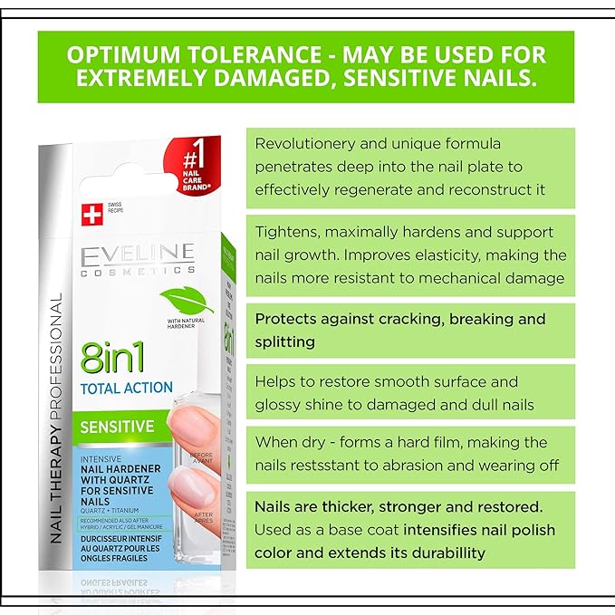 Total Action 8 in 1 Intensive Nail Treatment and Conditioner Sensitive