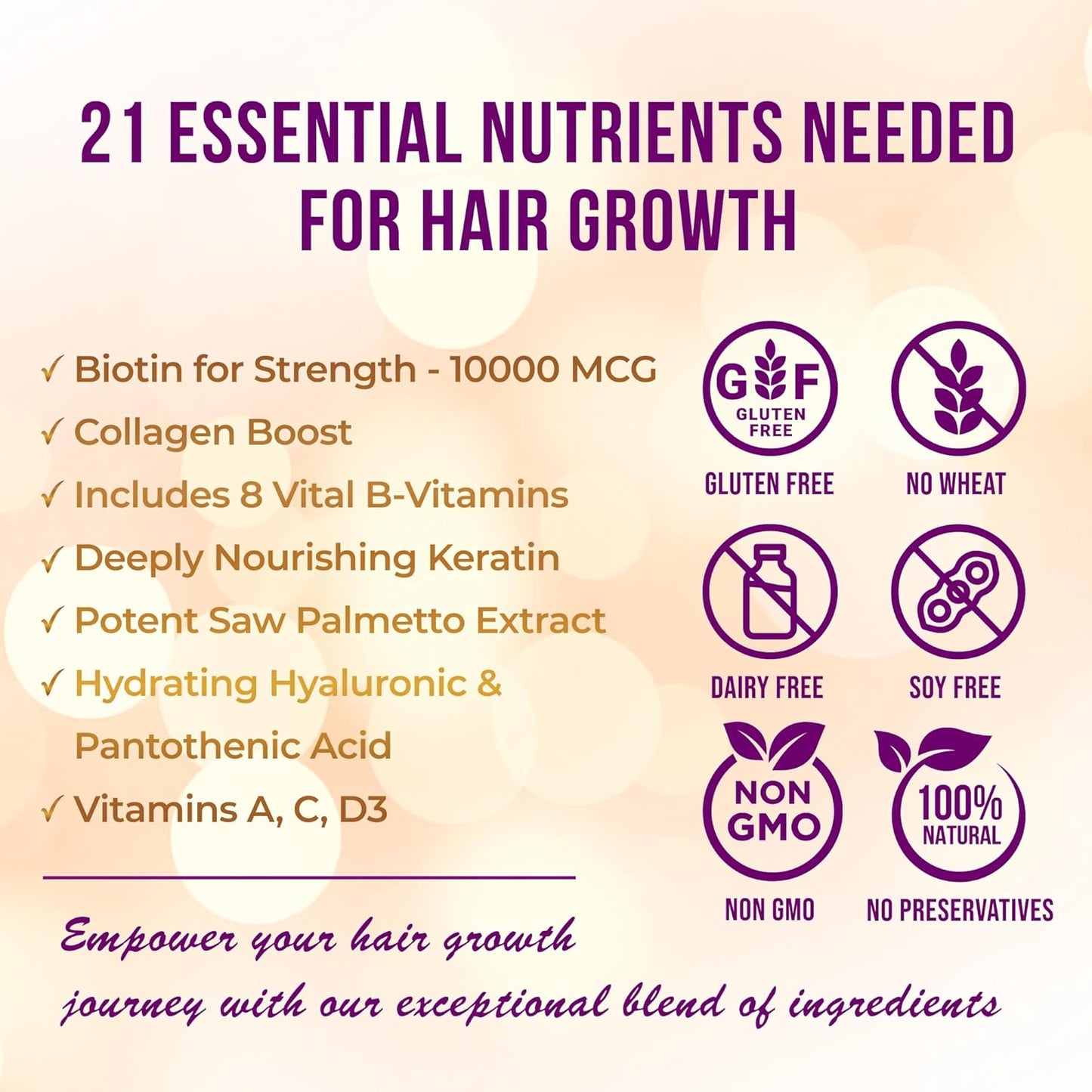 Vitamo Postpartum Hair Loss Vitamins for Women | Postnatal Hair Growth with Hyaluronic Acid, B-Complex, Biotin, Collagen & Keratin | Advanced Hair, Skin & Nails Supplement | 90 Capsules