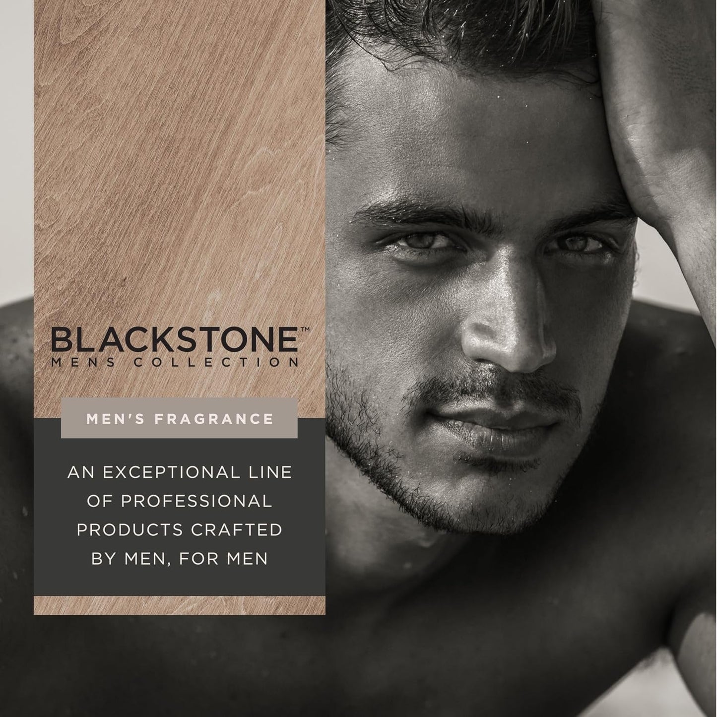 Blackstone Mens Collection Eau de Toilette – Sandalwood | Men's Fragrance, Long Lasting Cologne, with Sandalwood, Oud & Amber | Everyday Fragrance, Travel Size (3.4 Fl Oz)