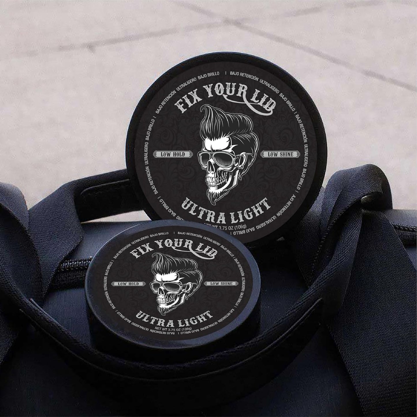 Fix Your Lid Ultra Light Pomade for Men - Water-Based Pomade with Low Hold and Low Shine - Match All Men’s Hair Types & Styles - Easy to Wash Out - 3.75 oz