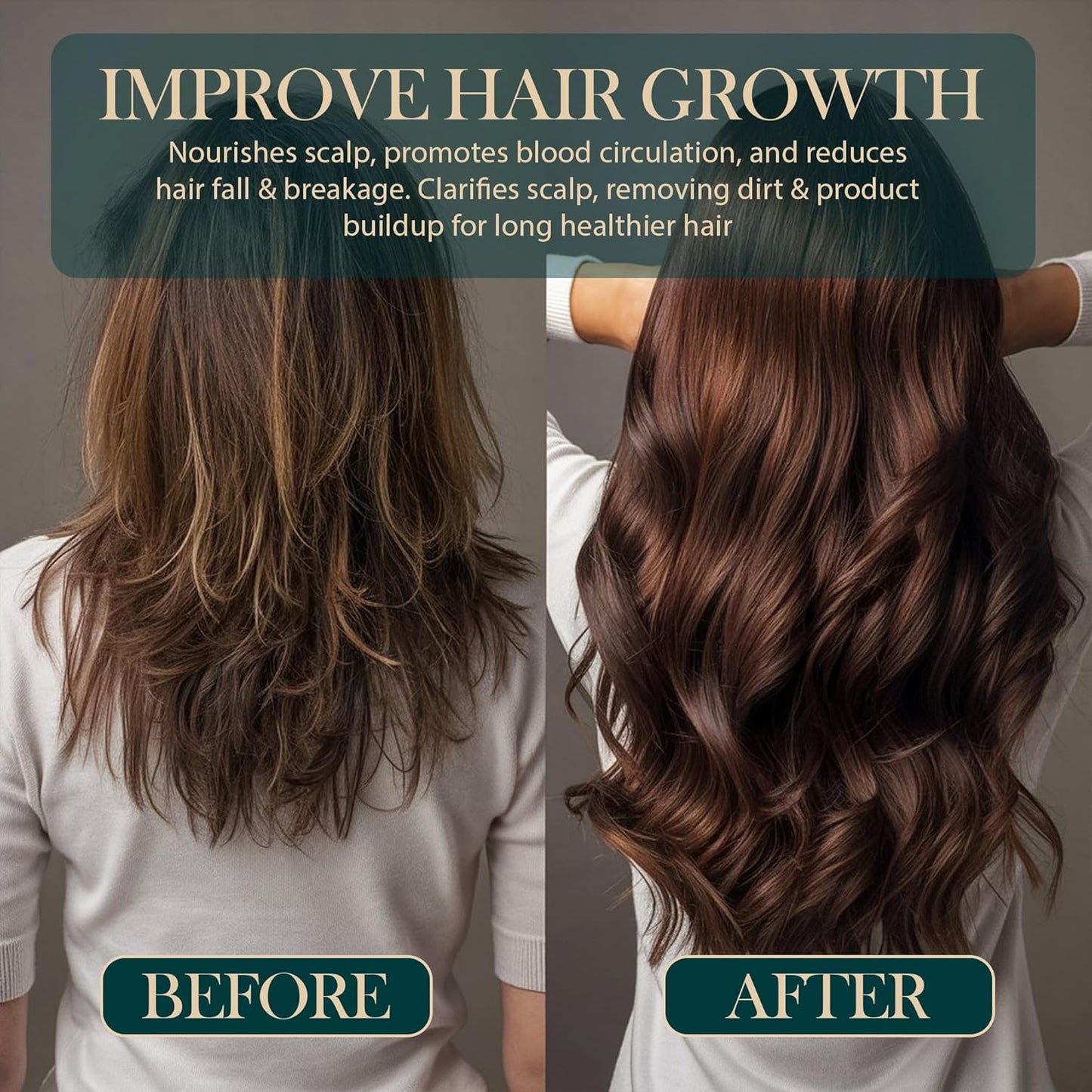 Pre Wash Hair Oil – USDA Certified Organic Scalp Oil Hair Growth Treatment with Rosemary & Biotin, Pre-Shampoo Serum for Thinning Hair & Hair Loss – 2 Fl Oz