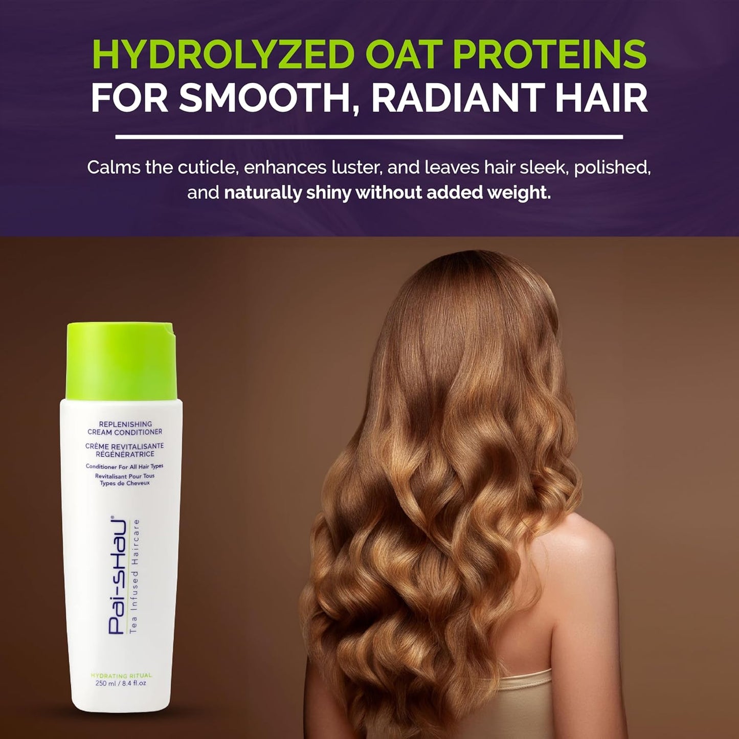 Pai-Shau Replenishing Cream Conditioner - Hydrating Conditioner For All Hair Types - 8.4 Fl Oz