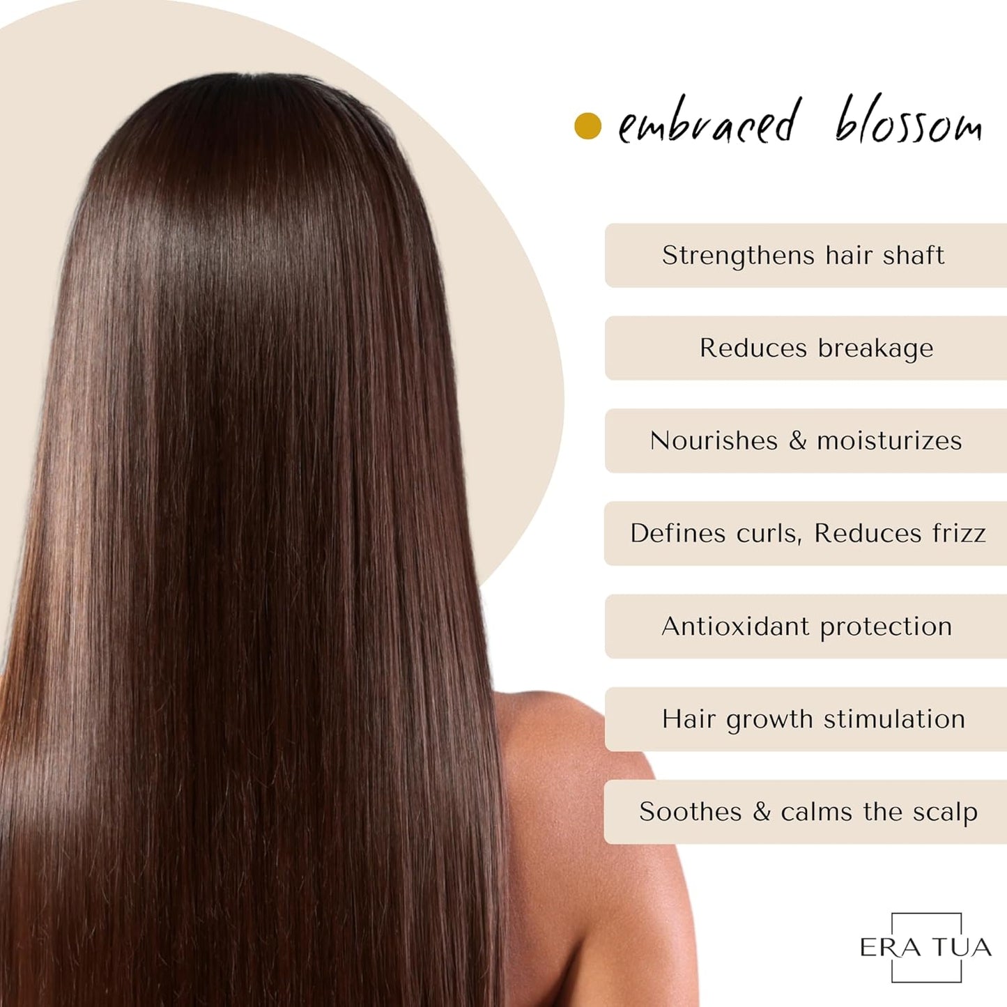 Embraced Blossom Repairing Shampoo | Dutch Made & Formulated Repairing Shampoo for Damaged Hair | Sweet Scent of Neroli, Orange Blossom & Jasmine 750ml