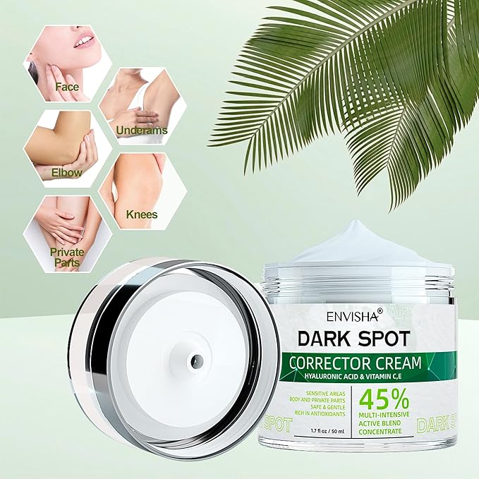 Dark Spot Remover Corrector for Face and Body, Dark Spot Corrector Cream,Moisturizer-Remover Sun Spot, Age Spot,Melasma, Freckles,Brown Spot Hyperpigmentation for Men and Women