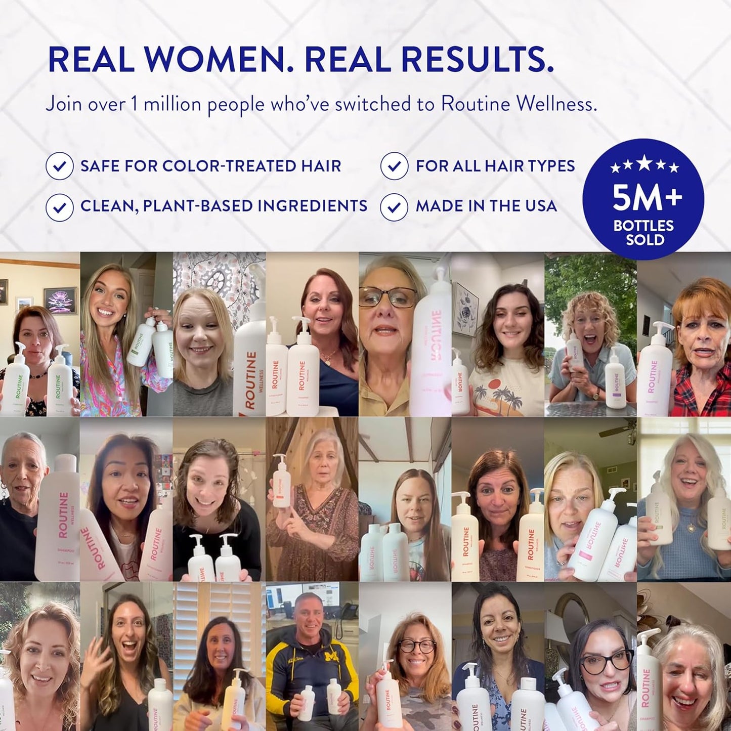 Routine Wellness Anti-Thinning Deep Conditioner for Thinning Hair - DHT Blocker for Hair Loss in Men & Women - Promotes Healthy Hair - Cucumber 14oz