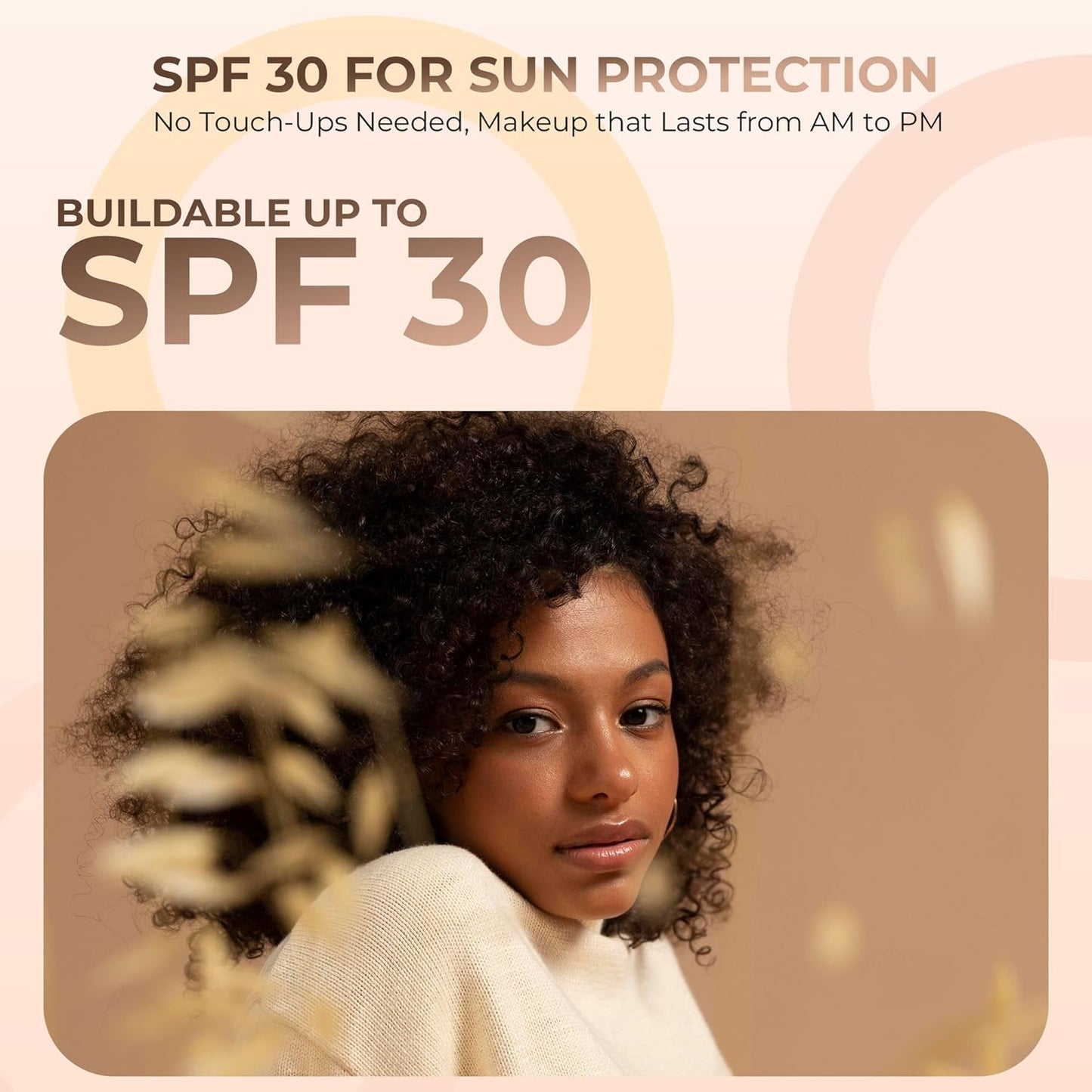 Cocoa Shade Foundation (30g Full Size Sifter Jar) Matte Mineral Makeup Loose Powder Foundation – Full Coverage, Natural Finish, Noncomedogenic, SPF 30