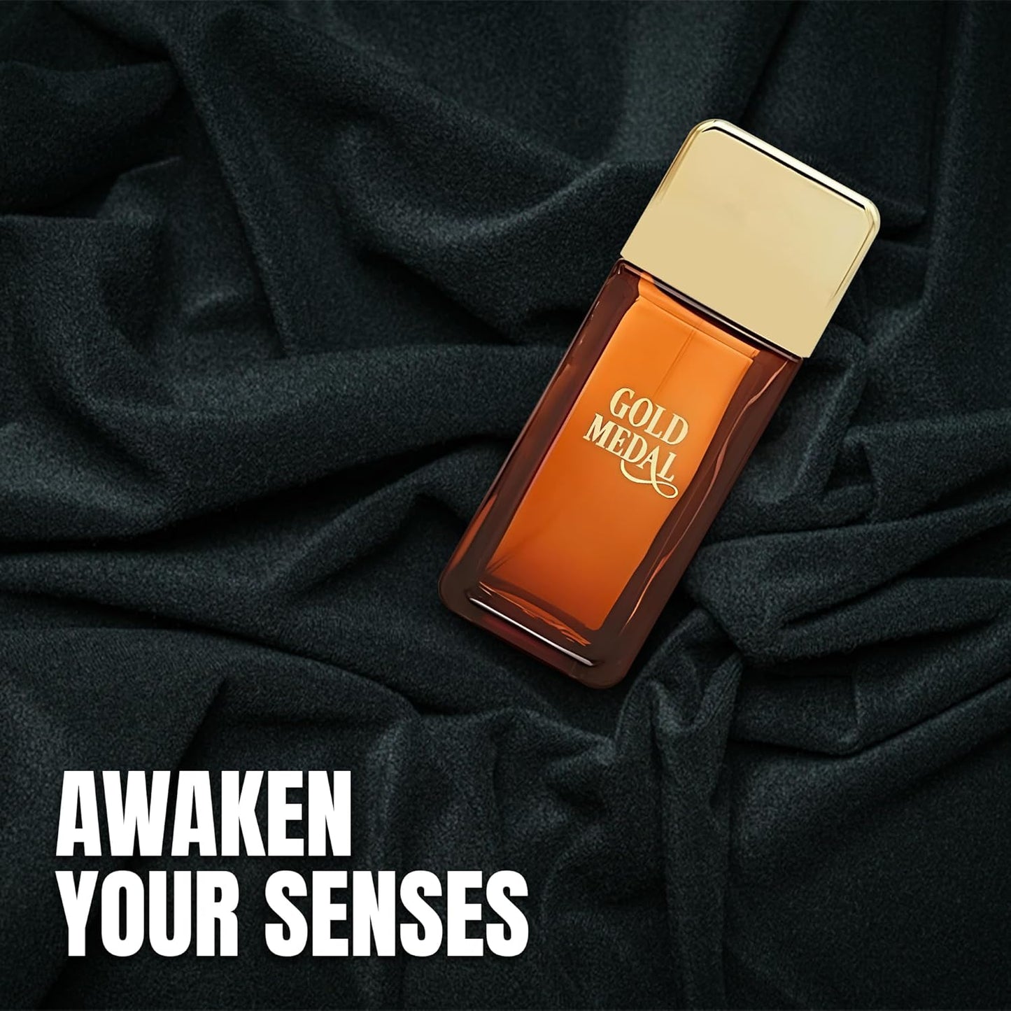 Gold Medal Sensual Woody Fragrance for Men | Long Lasting Cologne Aromatic Scent, Eau de Parfum Natural Spray - Great Holiday Gift, 3.4 Fl Oz/100 Ml