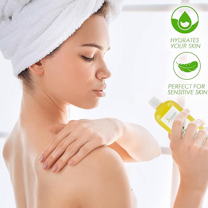 Rice BRAN Oil Cold Pressed Unrefined | 100% Natural Available in Bulk | Carrier for Essential Oils, Face, Skin, Hair Moisturizer, Soap Making | (32 OZ)