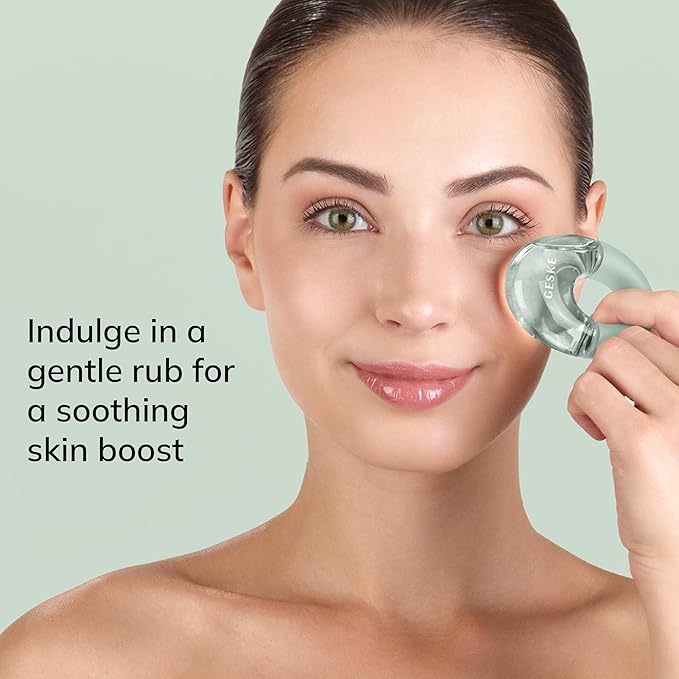 SmartAppGuided™ Cool & Warm Eye Massager | 7 in 1 | Multifunctional Massager | Eyes & Face | Battery-free Cooling & Warming | Firms, Relaxes & De-Puffs Skin | Ring-shaped Design for Easy Grip