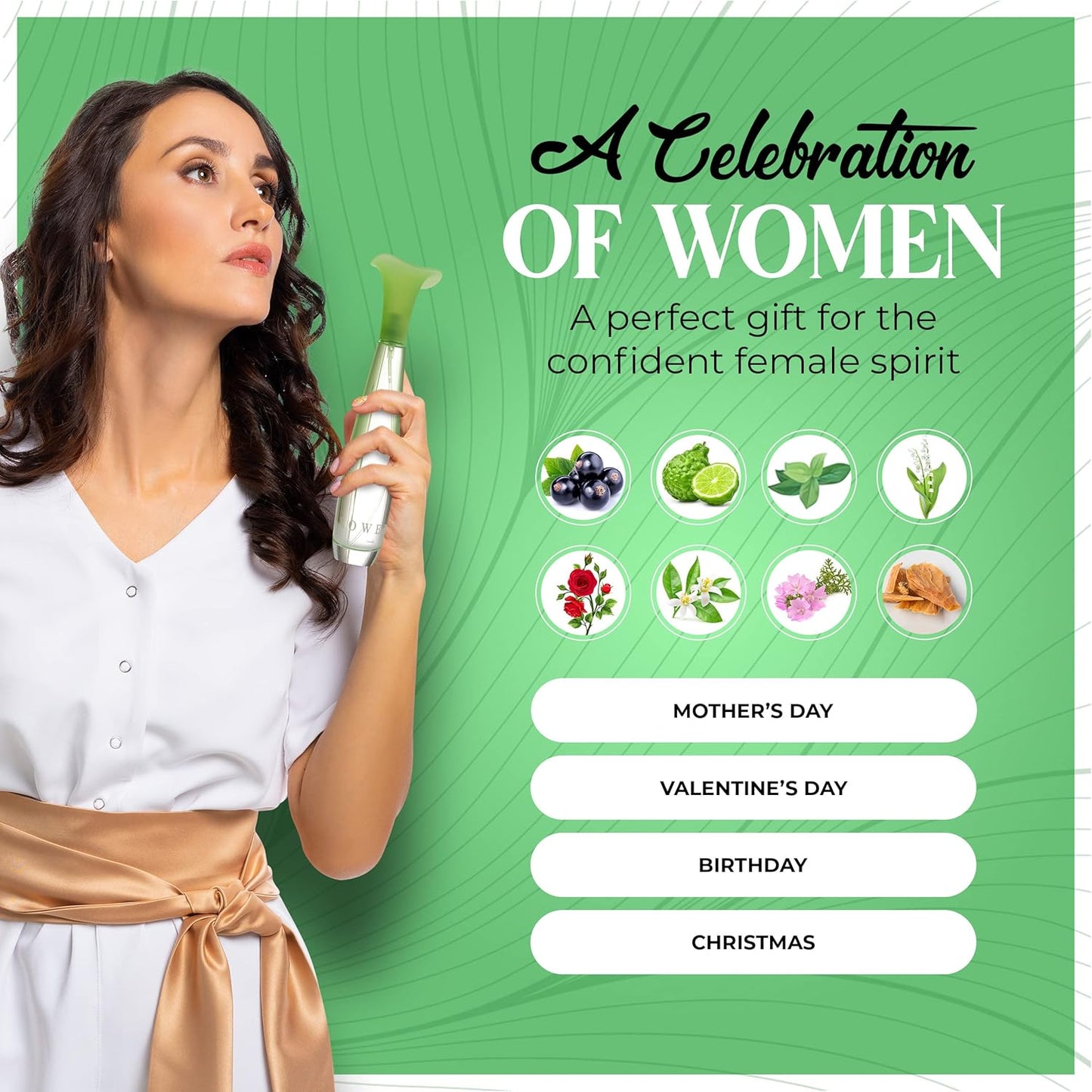 Women’s Perfume –– INSPIRED by A WORLD RENOWED WOMEN'S PERFUME – Blackcurrant, Bergamot, Lily of the Valley, Rose – Musk, Cedarwood, Amber – Fresh Floral & Woody Scent 6.8 fl oz