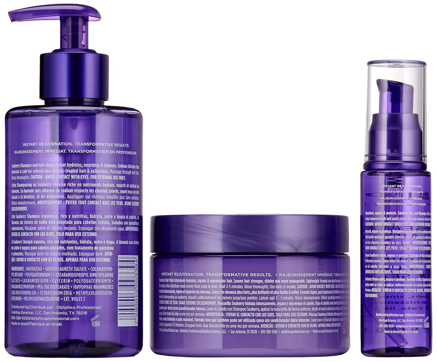 Obliphica Expect Perfection Sleek & Smooth Seaberry Collection - Unleash The Power of Effortlessly Sleek and Smooth Hair, Radiating with Health, Elegance, and Unmatched Brilliance.