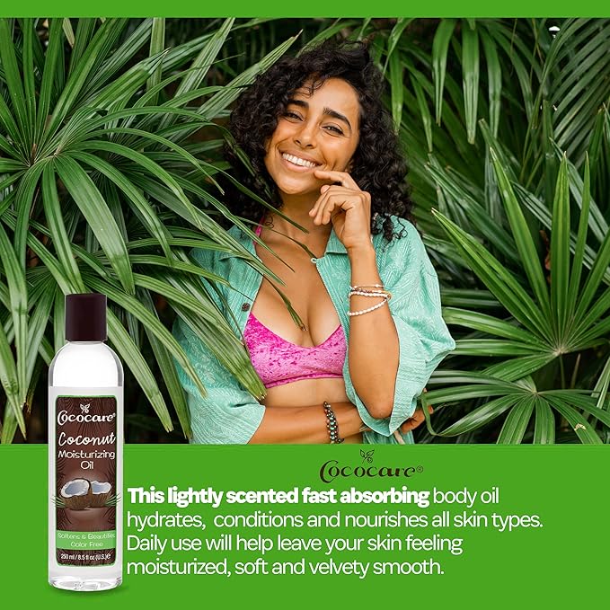 Cococare Coconut Moisturizing Oil 8.5 Fl Oz. - Formulated with Natural Coconut Oil (3)