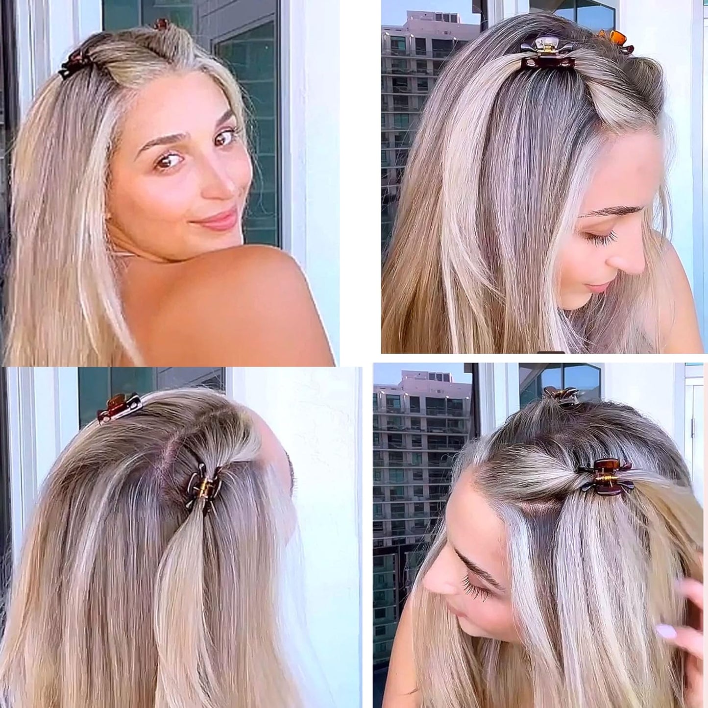 Camila Paris CP22/2 French Hair Clip for Women, 1.5 inch Set of 2 Tortoise Girls Hair Claw Clips Jaw Fashion Durable Styling Hair Accessories for Women, Strong Hold No Slip Grip, Made in France