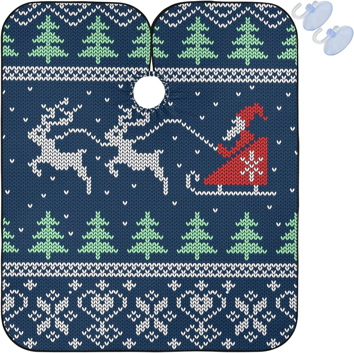 Barber Capes Polyester Hair Cutting Salon Cape with Snaps Beard Bib Hairdresser Gown Stylist Cape For Men Women