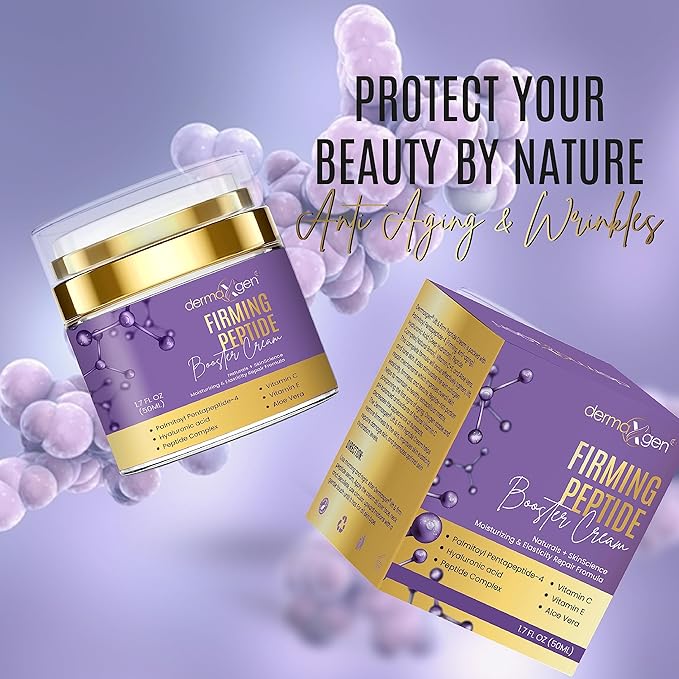 Matrixyl Face Cream – Skin Elasticity Repair Cream - Peptides Booster with Vitamins C and E, Hyaluronic Acid, Aloe Vera - Anti Wrinkle Cream – 1.7fl oz