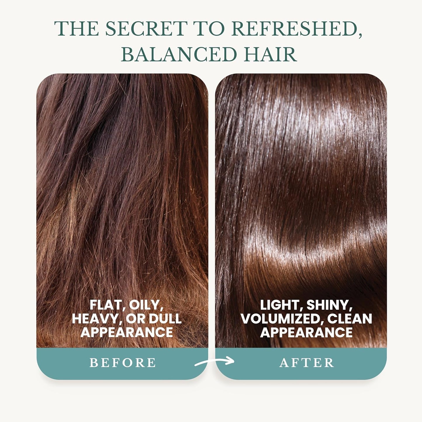 Peppermint Shampoo with Castor Oil & Biotin, Soothes Dry, Itchy Scalp, Strengthens Hair, Reduces Thinning & Hair Loss, Promotes Growth, Adds Volume, Sulfate-Free, 16 fl oz