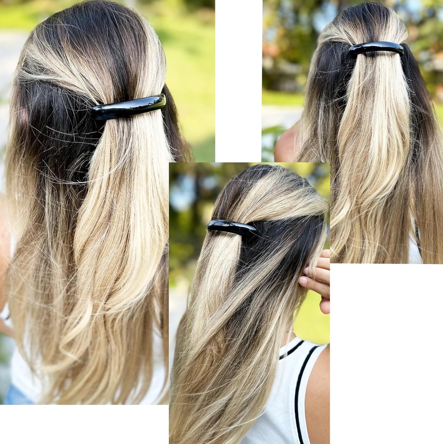 Camila Paris CP2665 French Hair Barrette Clip for Girls for Thick Curly Wavy Long Hair, Strong Hold Grip Hair Clips for Women, Automatic, No Slip Durable Styling Girls Hair Accessories, Made in France