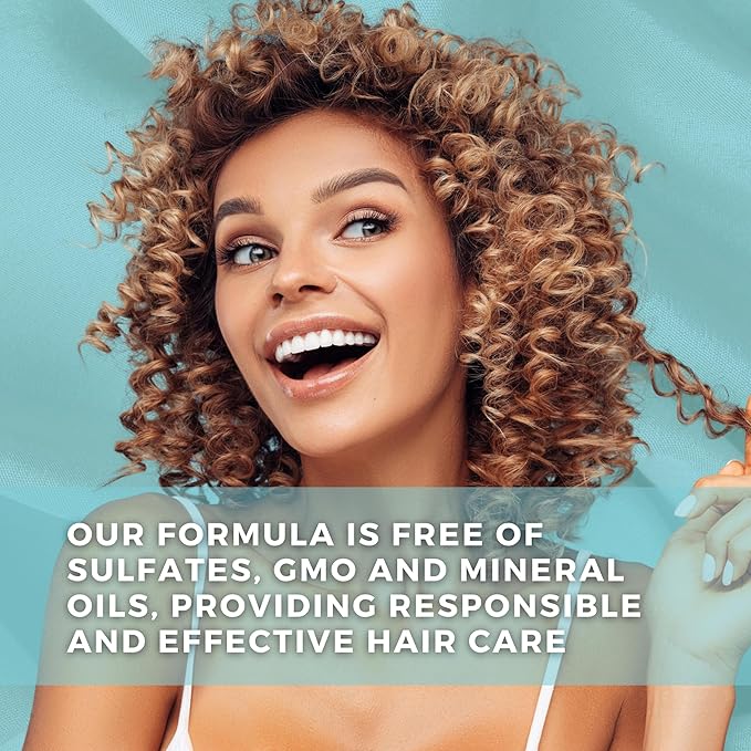 KERARGAN - Moisturizing Coconut Oil Serum - Protection & Nutrition for Dry and Damaged Hair - Radiance and Softness - Free of sulfates and GMOs - 3.4 Fl oz