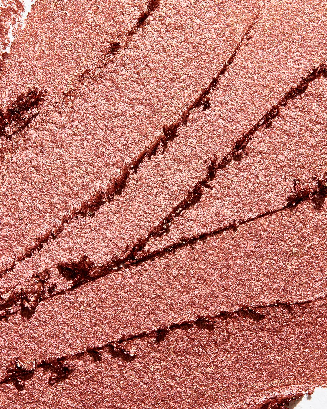 MAKE Beauty Multi-Chromatic Eye Shadow. Metal Reflecting Luminous Foil Finish Creamy, Buildable, Dimensional Long-wear, Crease-proof Powder Eyeshadow, Multichrome Shade - Blaze, Bronze