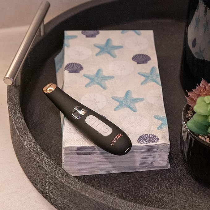 GLO24K Eye Care Beauty Massager. For Radiant, Beautiful Skin Around The Eyes.