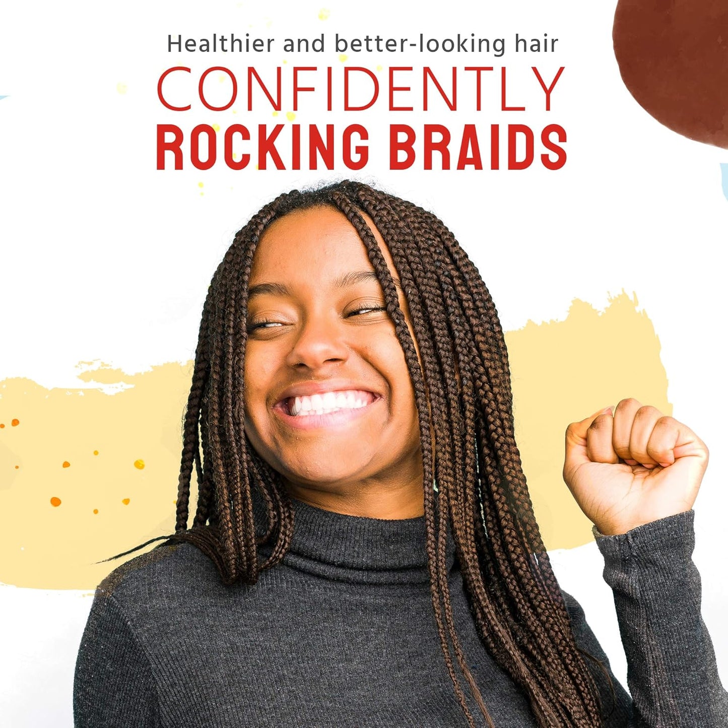 Glammed Naturally - Braid Oil for Itchy Scalp and Dry Scalp, Braid Care Oil for Dandruff, Lice and Thinning Edges, 2 oz