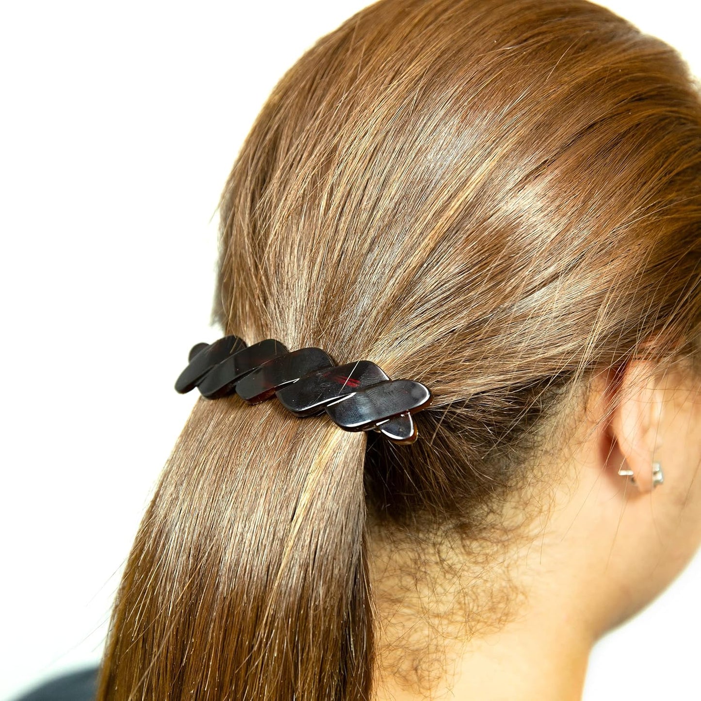 Camila Paris CP2427-CP2876 French Hair Barrette Clip for Girls Braided, Combo, Automatic Clasp, Strong Hold Grip Hair Clips for Women, No Slip Durable Styling Girls Hair Accessories, Made in France