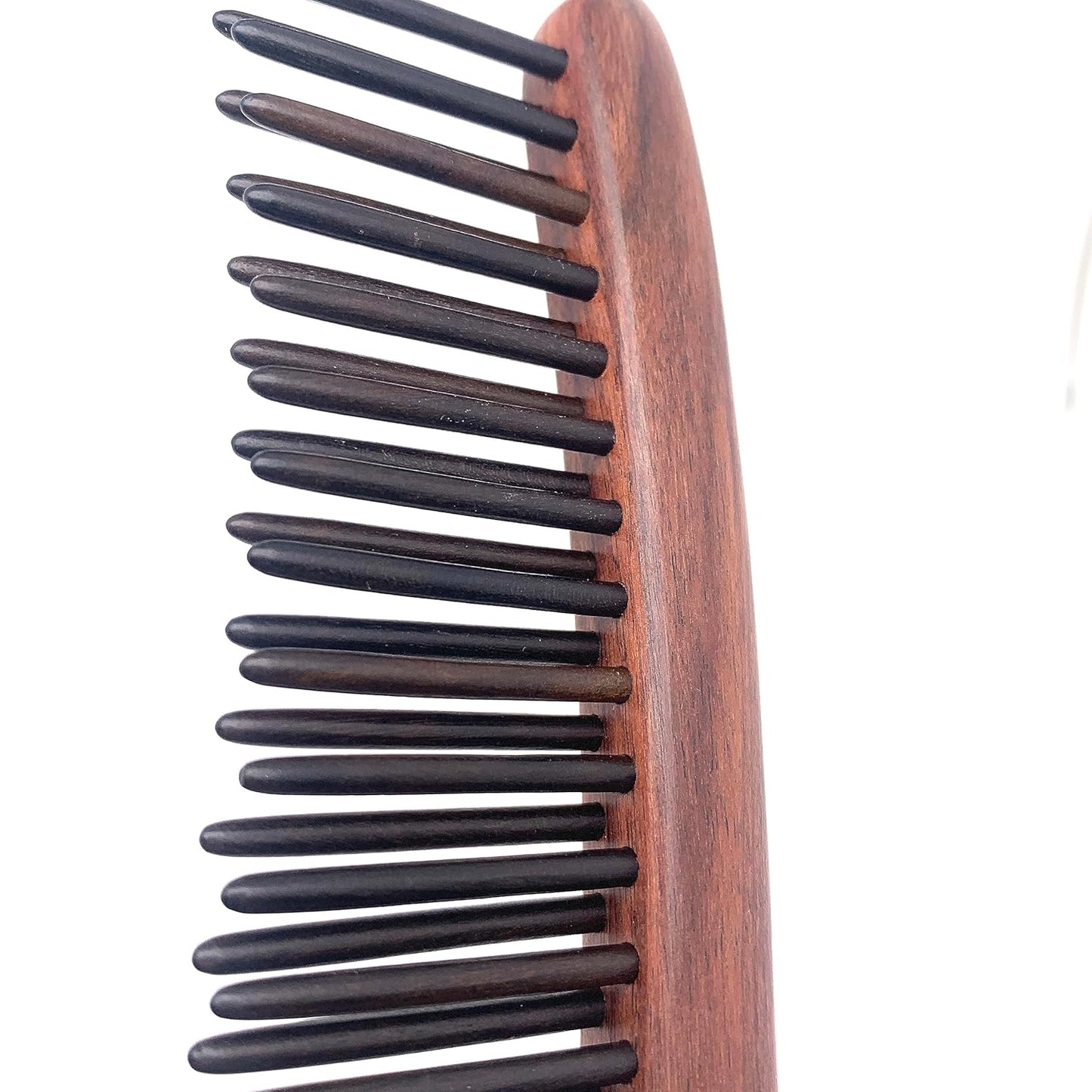 Wooden Hair Comb Wide-tooth Inserted Teeth for Women Curly Hair - One&One Wide Tooth Comb, Large Detangler Comb Styling Comb