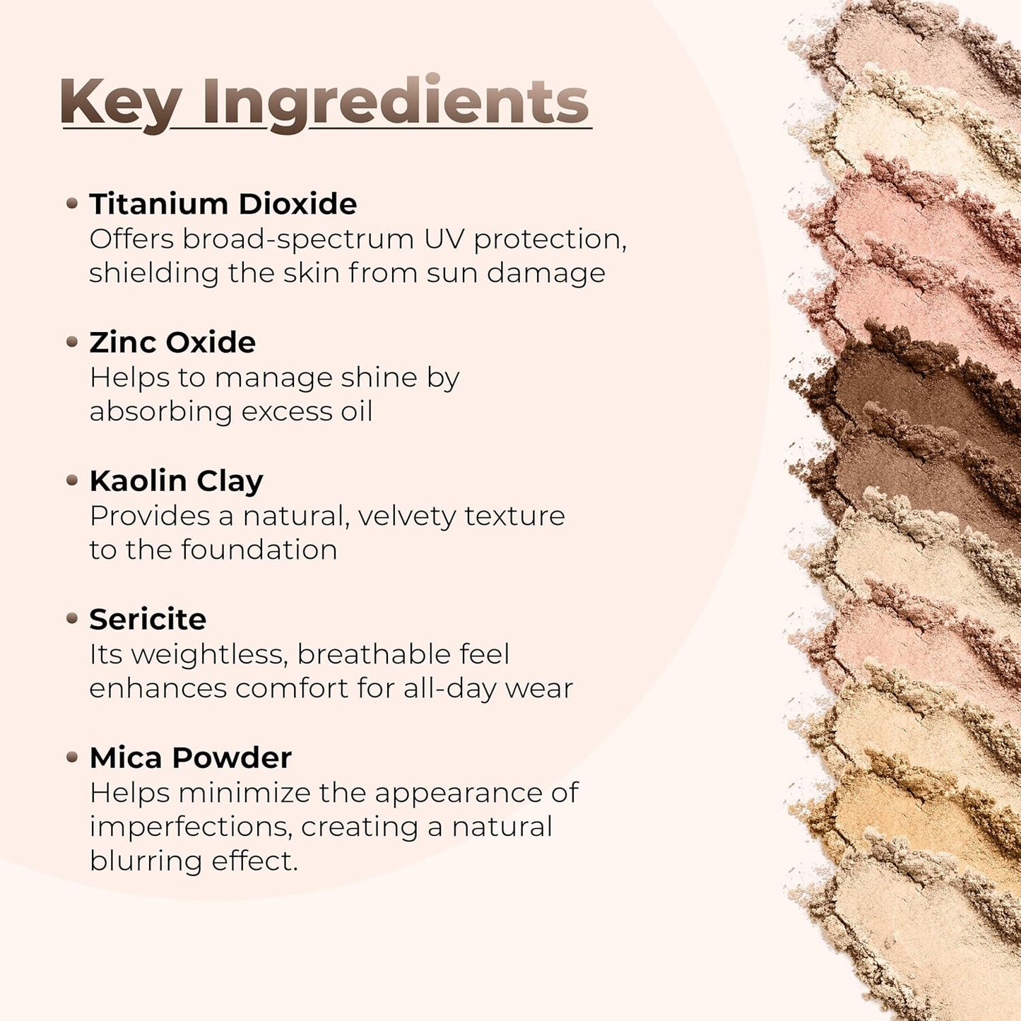 Beige Shade Foundation (20g Full Size Sifter Jar) Matte Mineral Makeup Loose Powder Foundation – Full Coverage, Natural Finish, Noncomedogenic, SPF 30