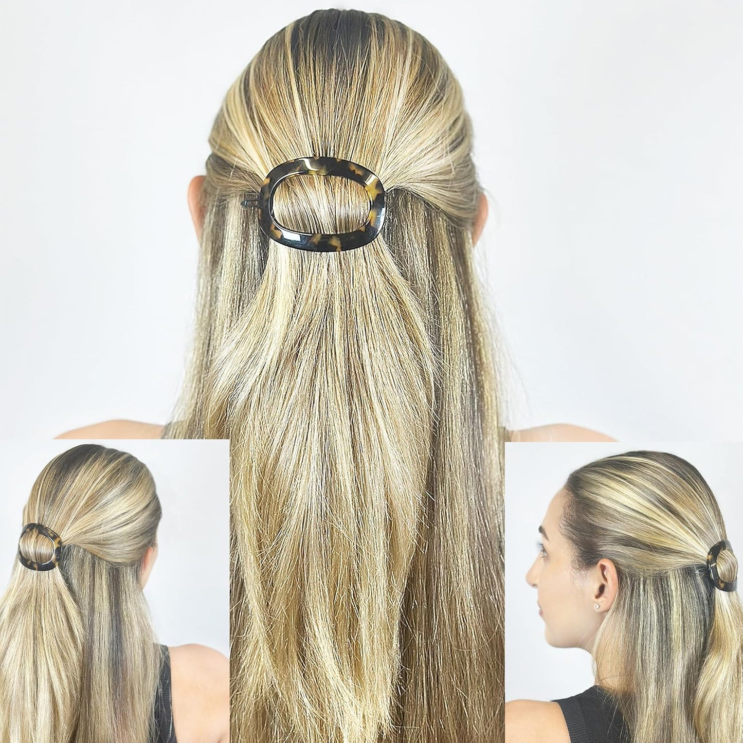 Camila Paris CP2793 French Hair Barrette Clip for Women, Handmade, Tokyo, Slide-in Metal-Free Closure, Strong Hold Grip Hair Clips for Girls, No Slip Durable Styling Hair Accessories, Made in France