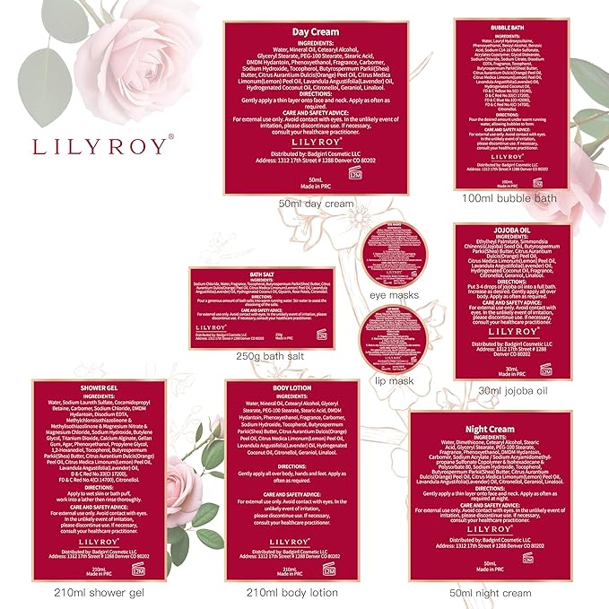 Mothers Day Gifts for Mom Spa Gift Set for Women 17Pcs Luxury Bath & Body Gift Set Beauty Care Kit with Necklace | Valentine's, Birthday, Christmas Gifts for Her Wife Pampering Kit Perfect for Travel