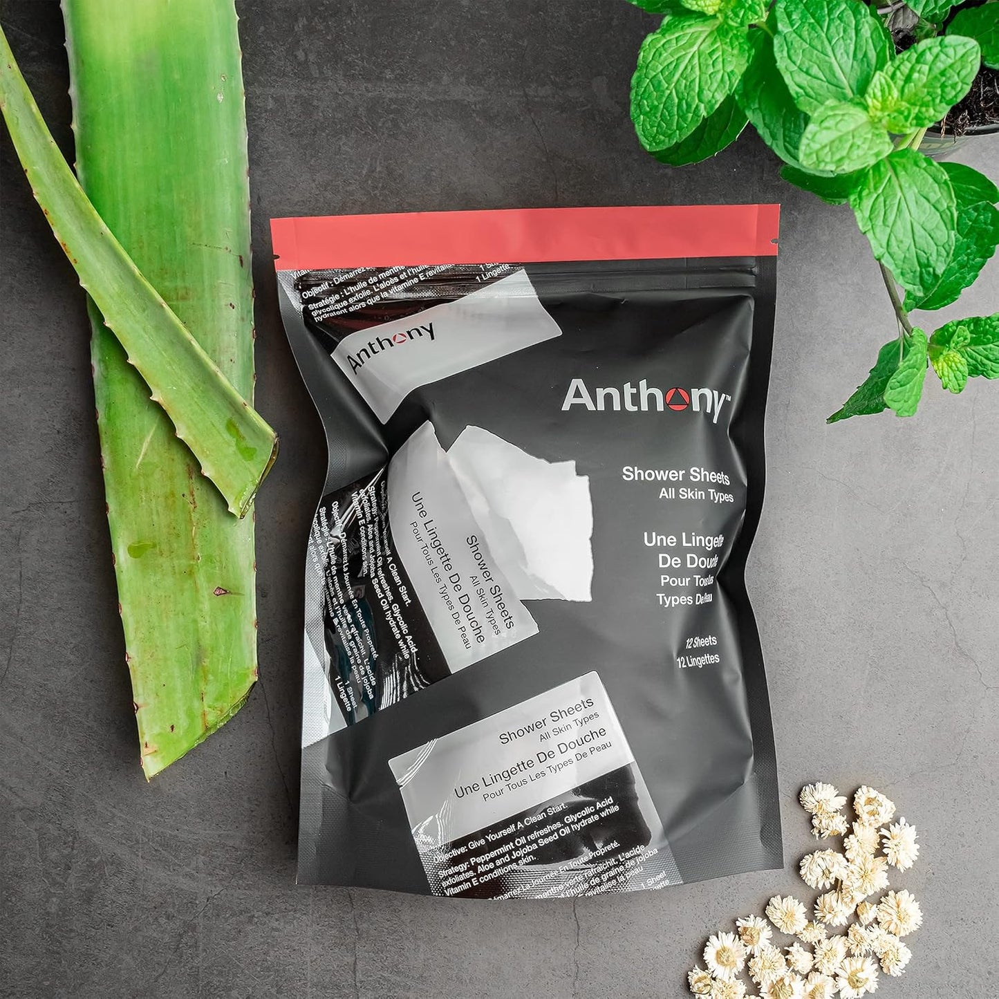 Anthony Body Wipes for Adults Bathing, Post Workout, & A Must Have Camping Personal Care Product – Travel Shower Wipes No Rinse Body Wash – Disposable Wash Cloth Towelettes 12 9”x12.5”