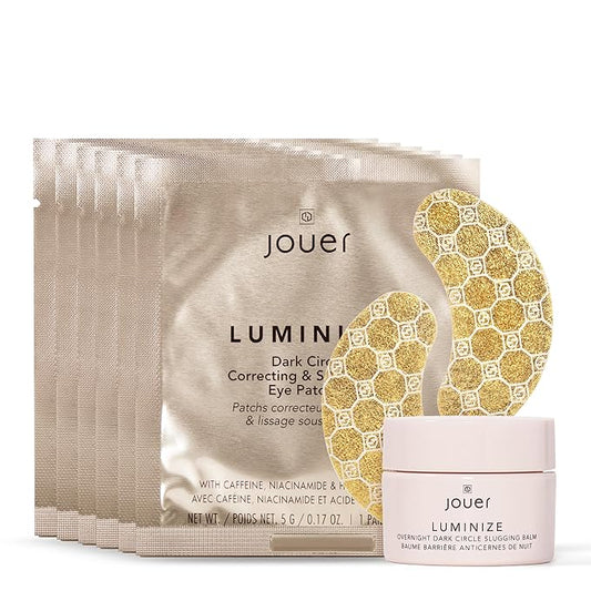 Jouer Luminize Slugging Under Eye Balm and Smoothing Eye Patches Bundle