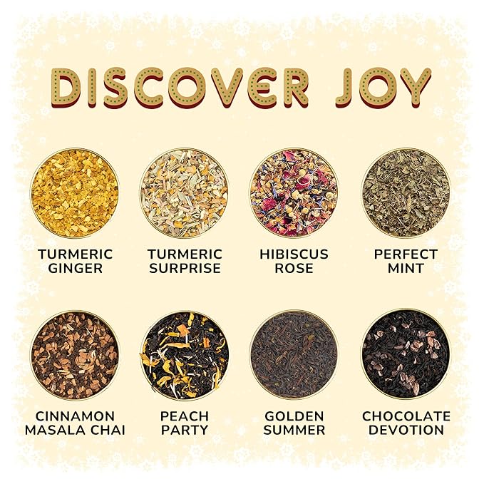 BREWIX, Herbal & Tea Gift Calendar, Advent Calendar 2024 Loose Leaf Teas | Limited Edition I 24 Unique Flavors | Best for Birthdays, Anniversaries & Holidays | Christmas Advent Calendar 2024 for Adults, Advent Calendar 2024 Adult Women and Men