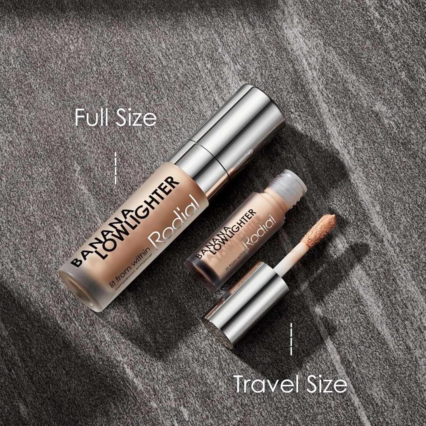 Rodial Banana Lowlighter 0.05 fl oz, Travel Size Liquid Colour Concealer with Yellow Undertone, Face Concealer, Non-Shimmer Finish, Hydrating Formula with Hyaluronic Acid, Vitamin E and Caffeine