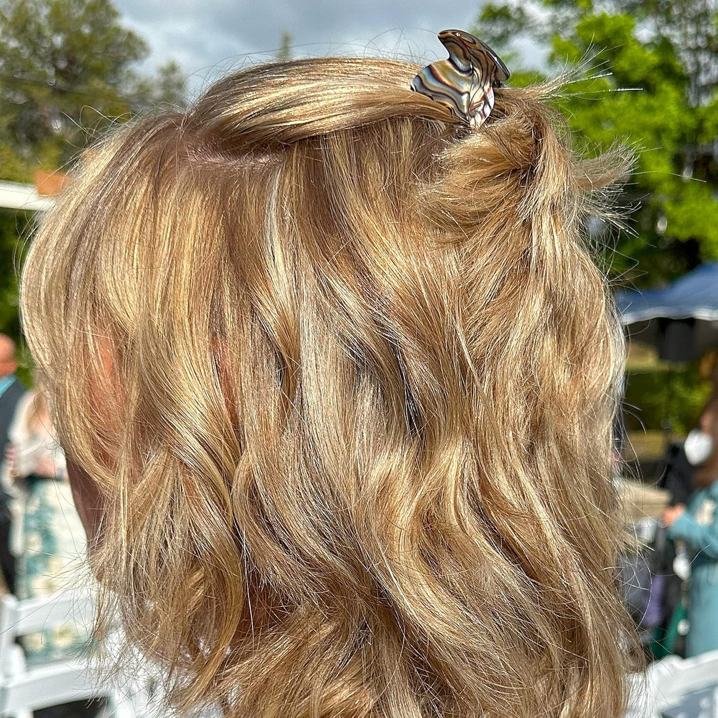 Camila Paris CP3180 French Hair Clip for Women, Handmade, Onyx, Small Girls Hair Claw Clips Jaw, Durable Styling Hair Accessories for Women, Strong Hold No Slip Grip, Made in France