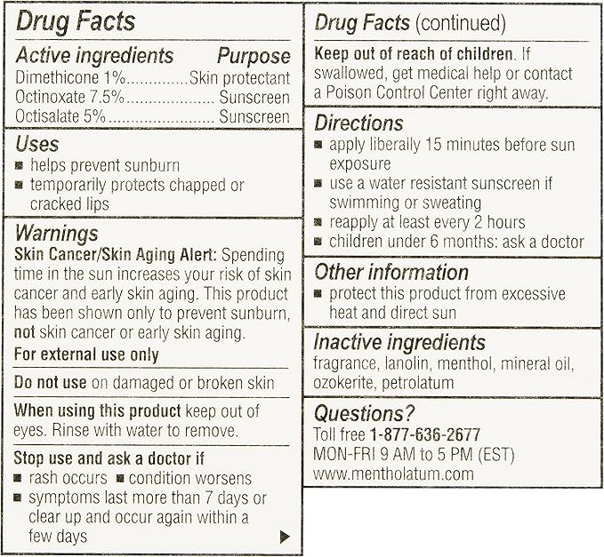 Natural Ice Original SPF 15 Medicated Lip Balm - 12 Count Pack