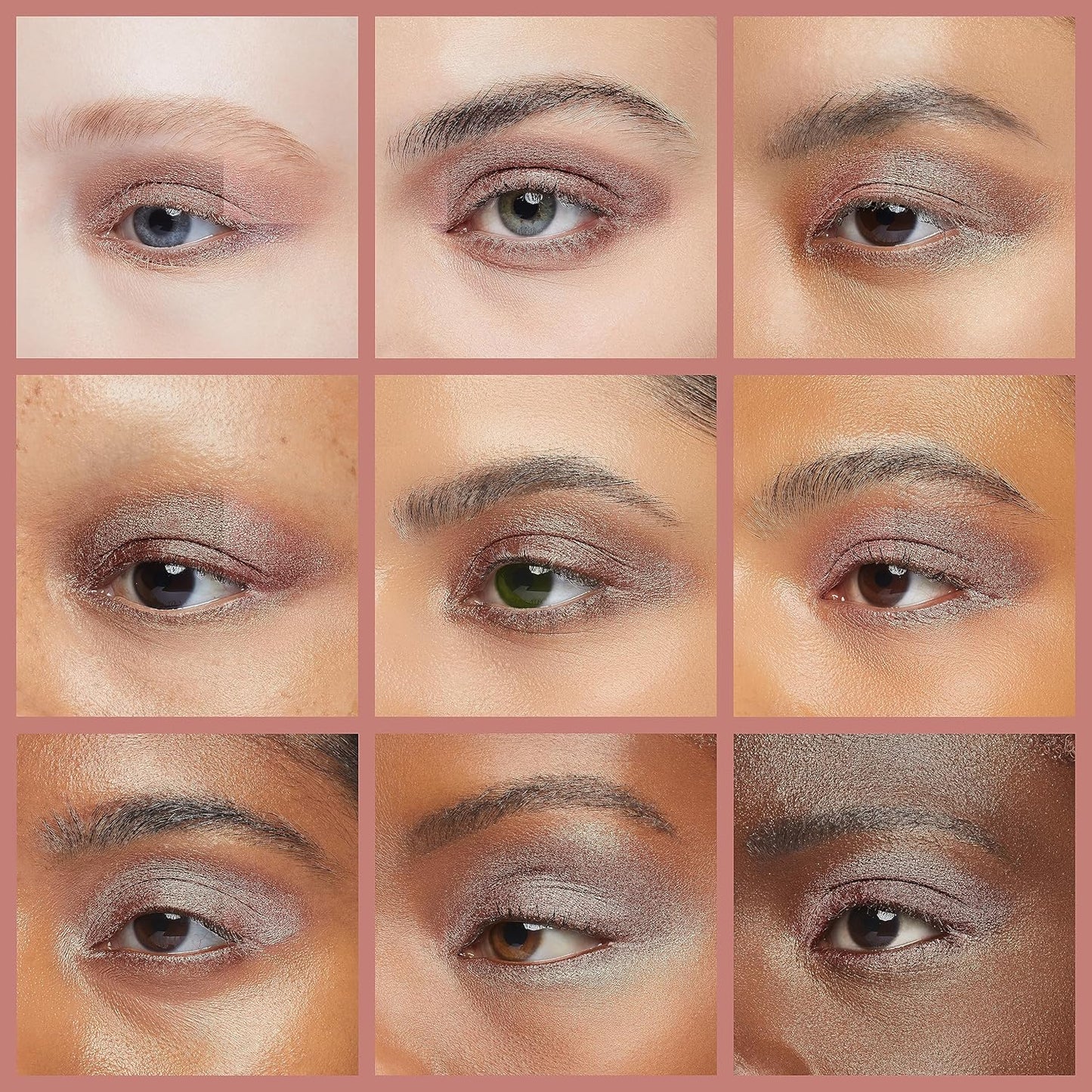 FOCALLURE Shimmer and Matte Cream Eyeshadow Stick,Smooth Brilliant Eye Brightener Pencil for Women,Long Lasting Waterproof Eye Shadow and Liners Makeup,Rosie